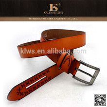 Fashion top useful unique design leather belt without holes